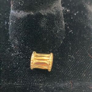 Trollbeads 18 k gold drum bead